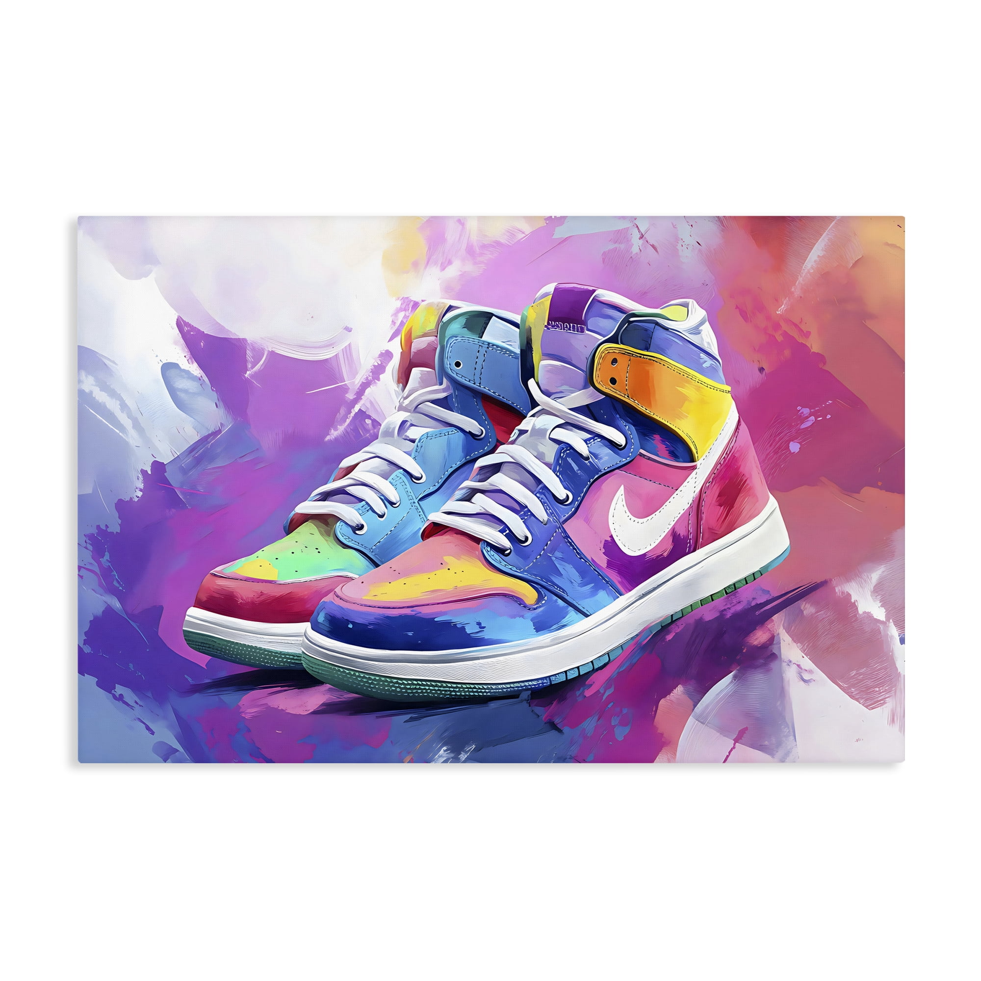 Stupell Industries Stylish Vintage Sneakers Canvas Wall Art, design by Creative Studio