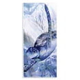 thumbnail image 1 of Stupell Industries Stylized Blue Sea Turtle Swimming In Ocean,7 x 17,Designed by Stellar Design Studio, 1 of 5
