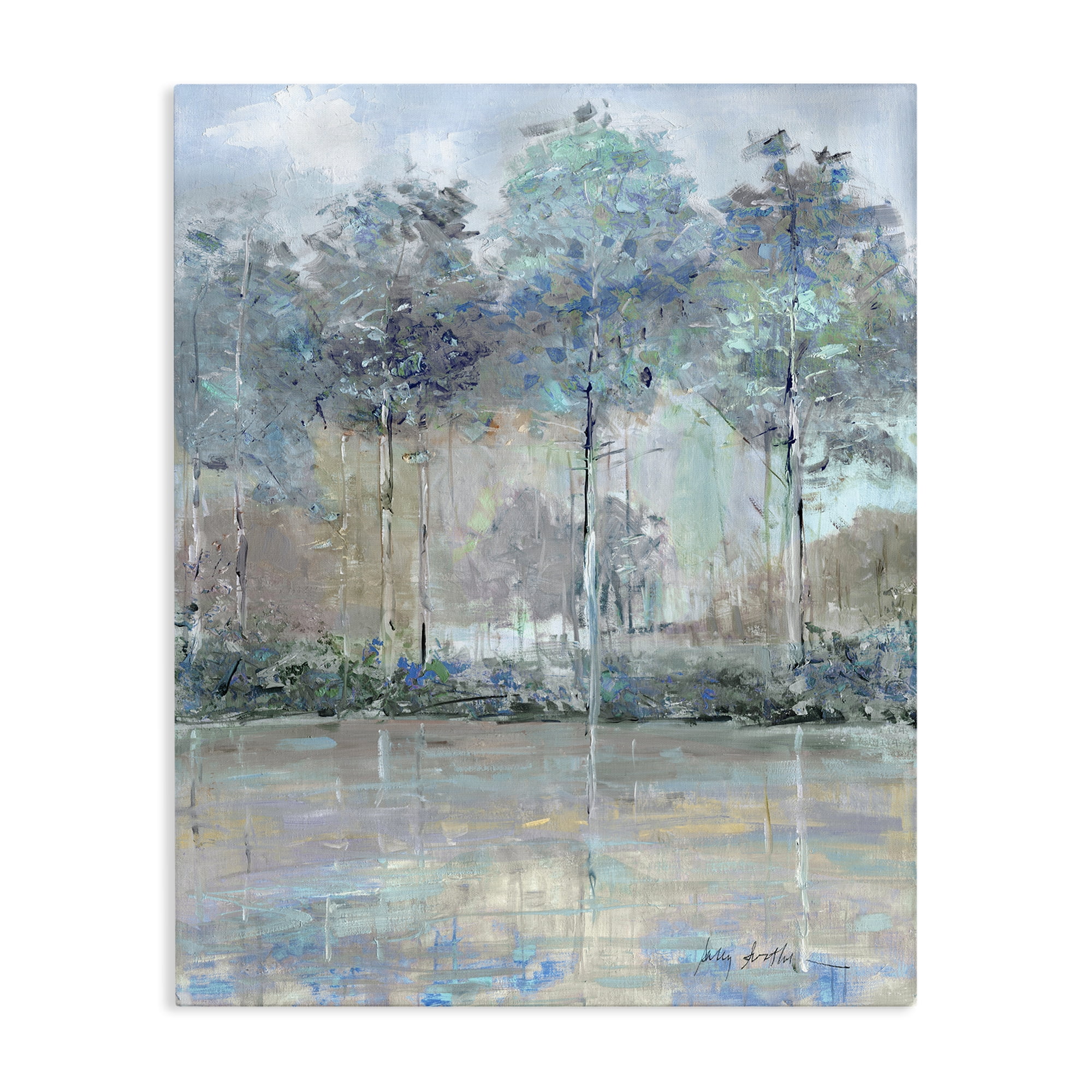 Stupell Industries Subdued Expression of Trees Canvas Wall Art, design by Sally Swatland