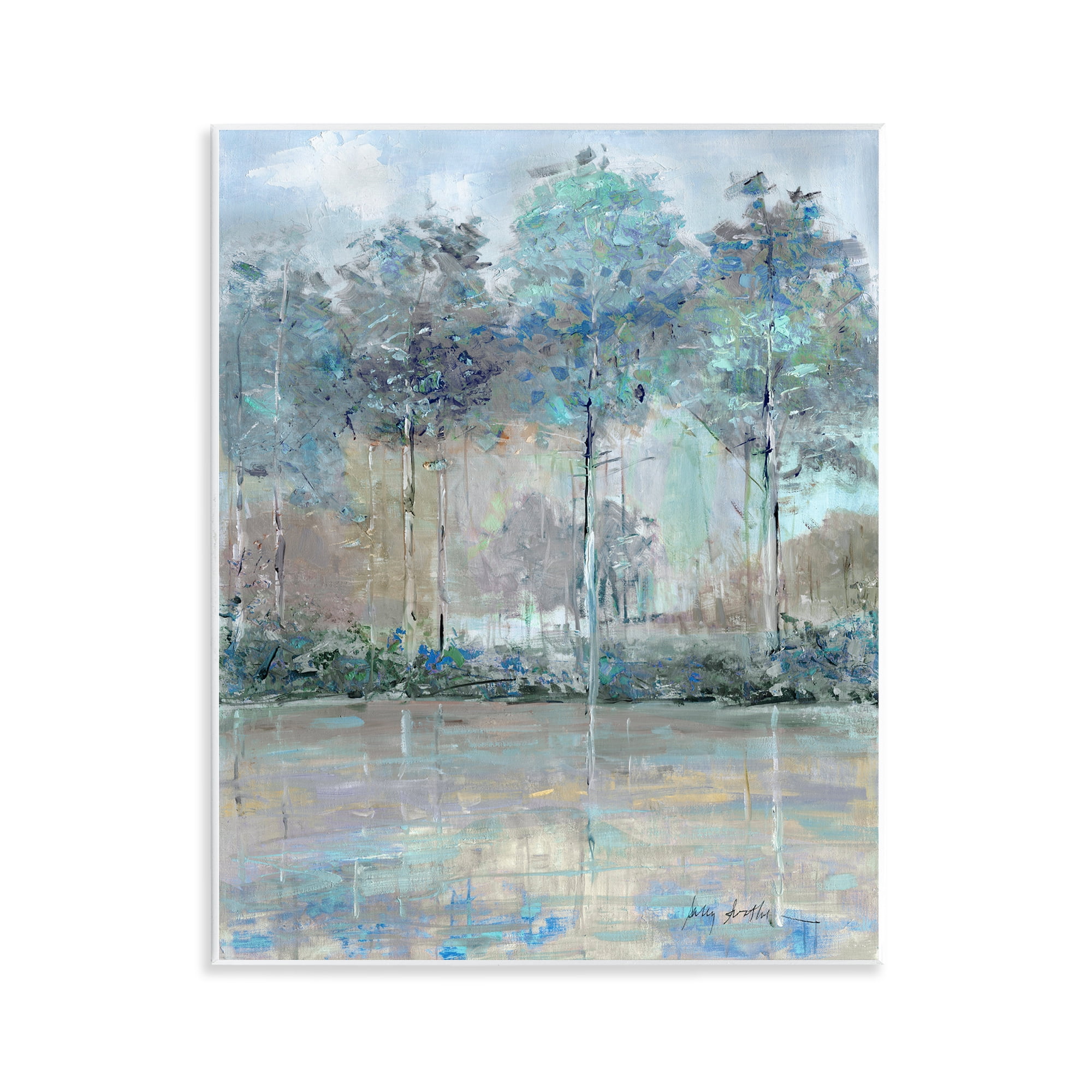 Stupell Industries Subdued Expression of Trees Wall Plaque Art, design by Sally Swatland
