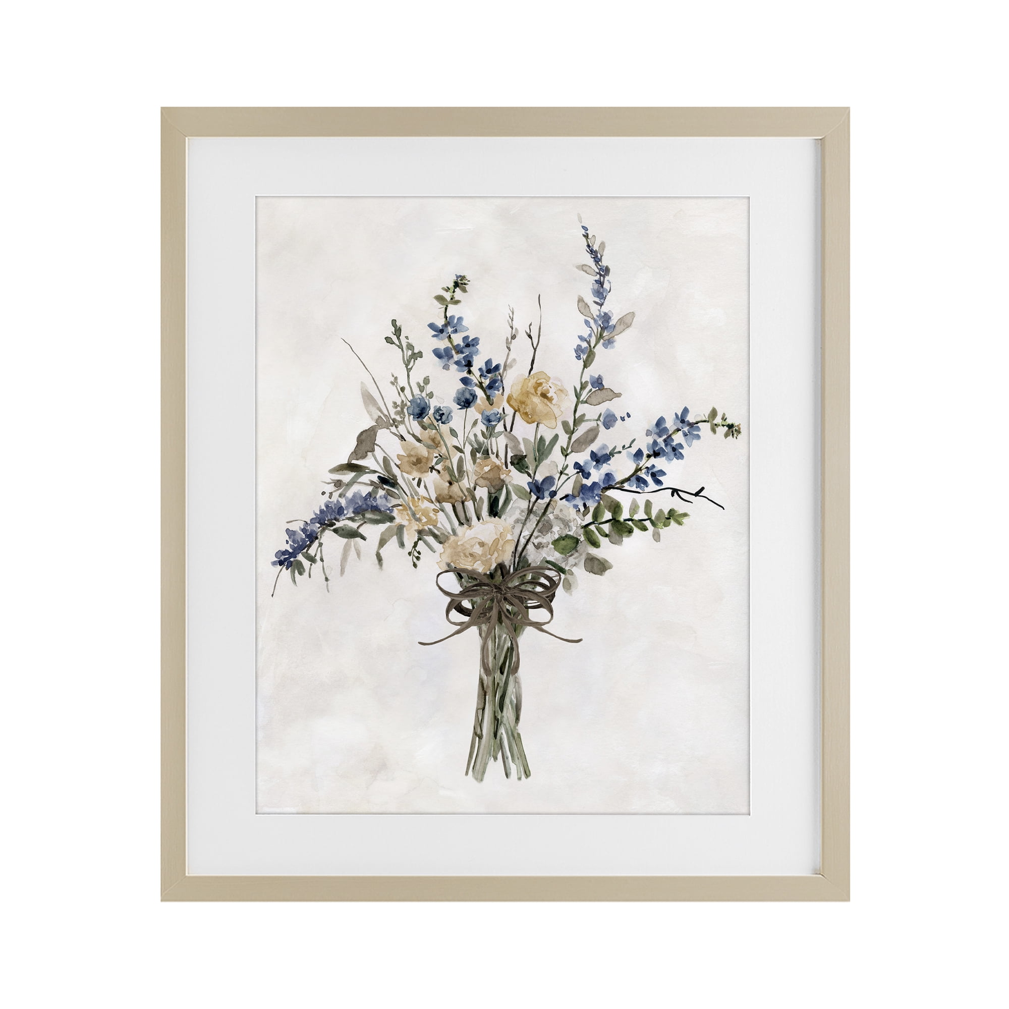 Stupell Industries Subdued Flower Bushel Birch Framed Print Under Glass, design by Carol Robinson