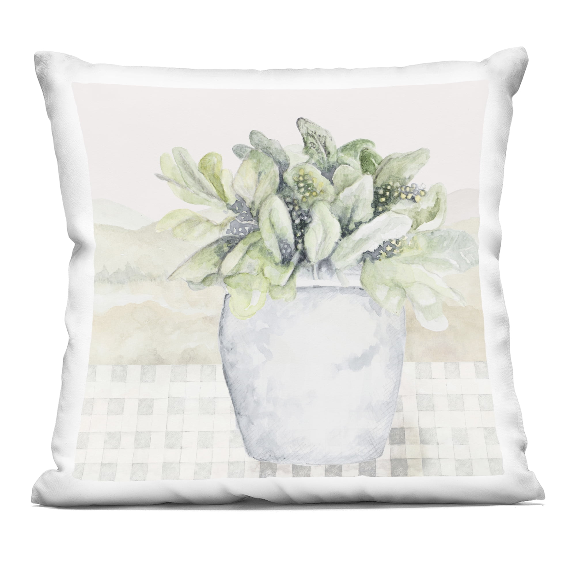 Stupell Industries Subdued Garden Plant Decorative Printed Throw Pillow, design by Janice Gaynor