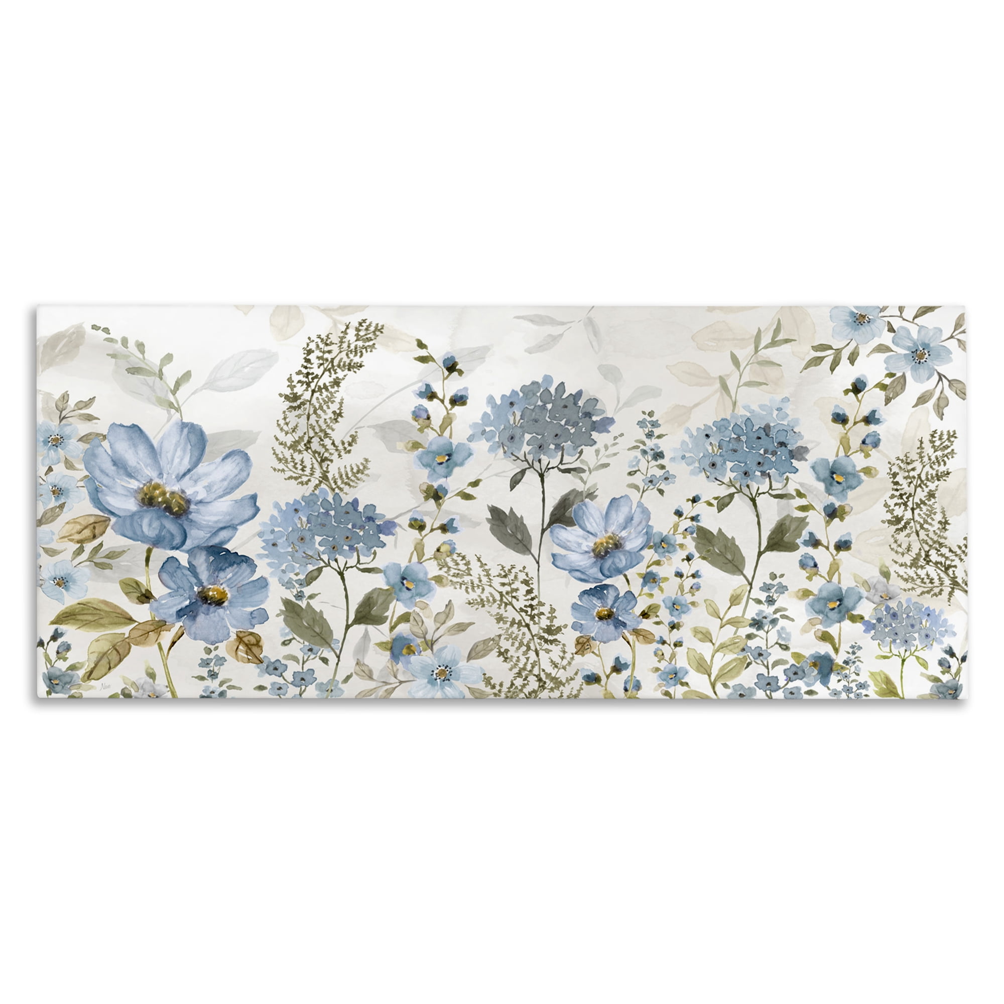Stupell Industries Subdued Meadow Foliage Canvas Wall Art, design by Nan