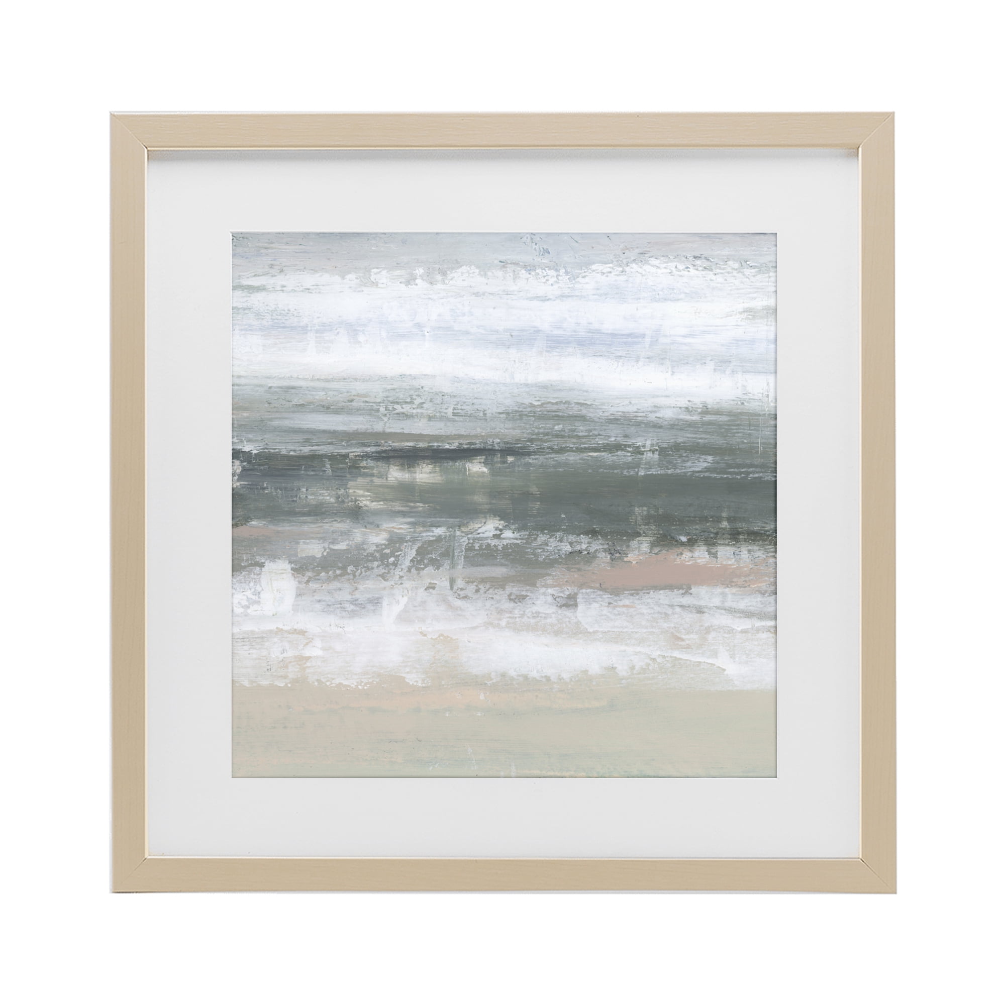 Stupell Industries Subdued Pastel Tides Birch Framed Print Under Glass, design by Ethan Harper