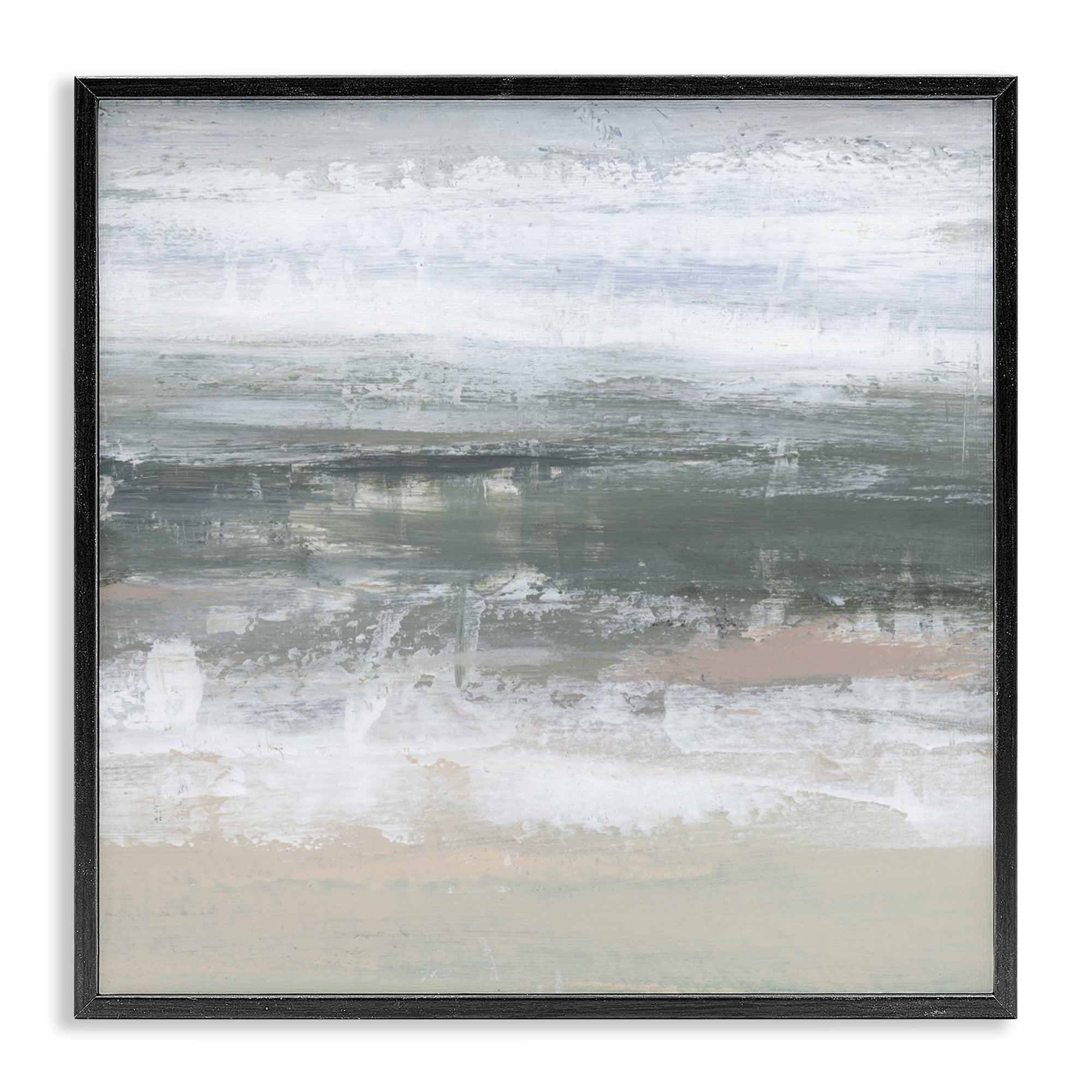 Stupell Industries Subdued Pastel Tides Black Framed Giclee Art, design by Ethan Harper