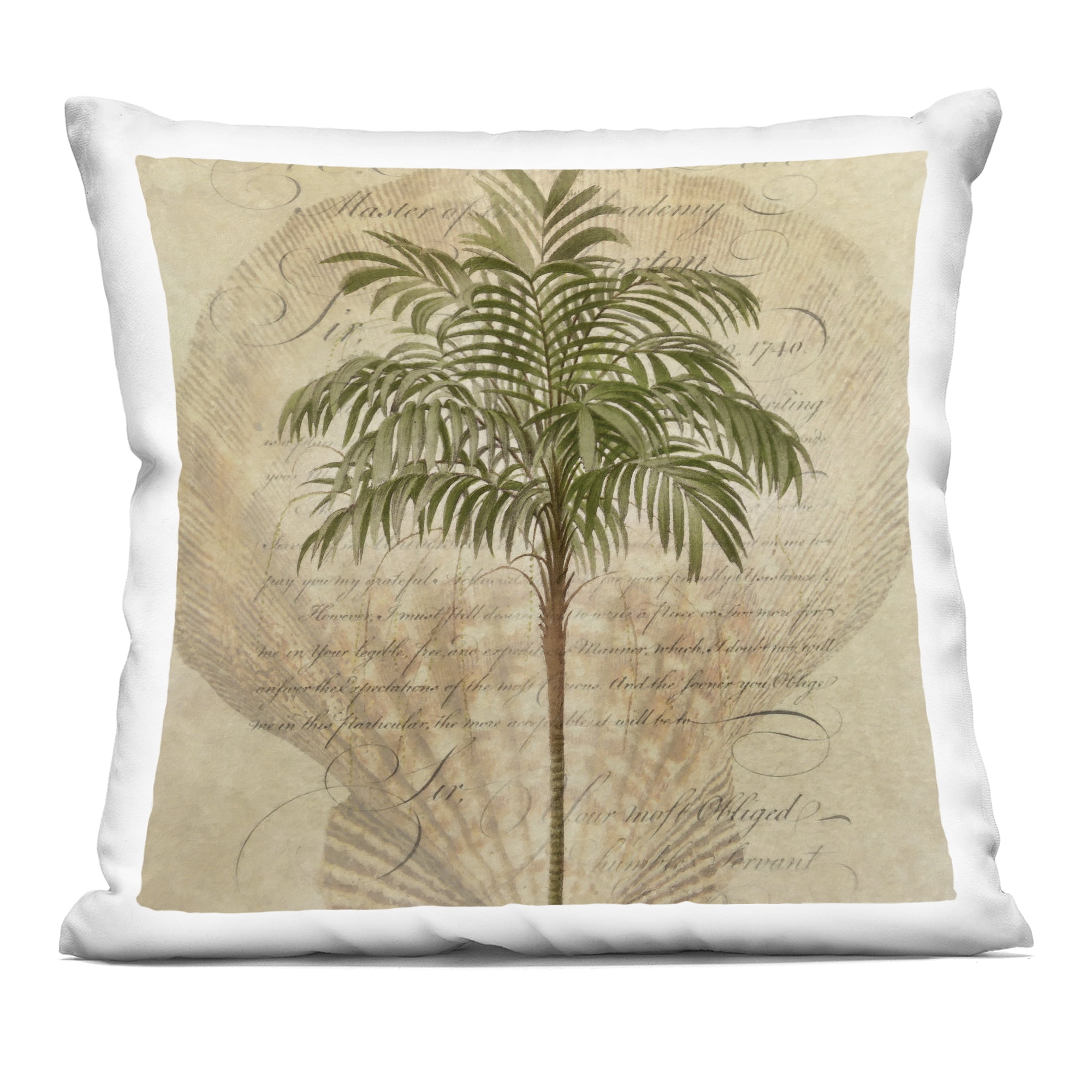 Stupell Industries Subdued Tropics Palm Decorative Printed Throw Pillow, design by Steve Hunziker
