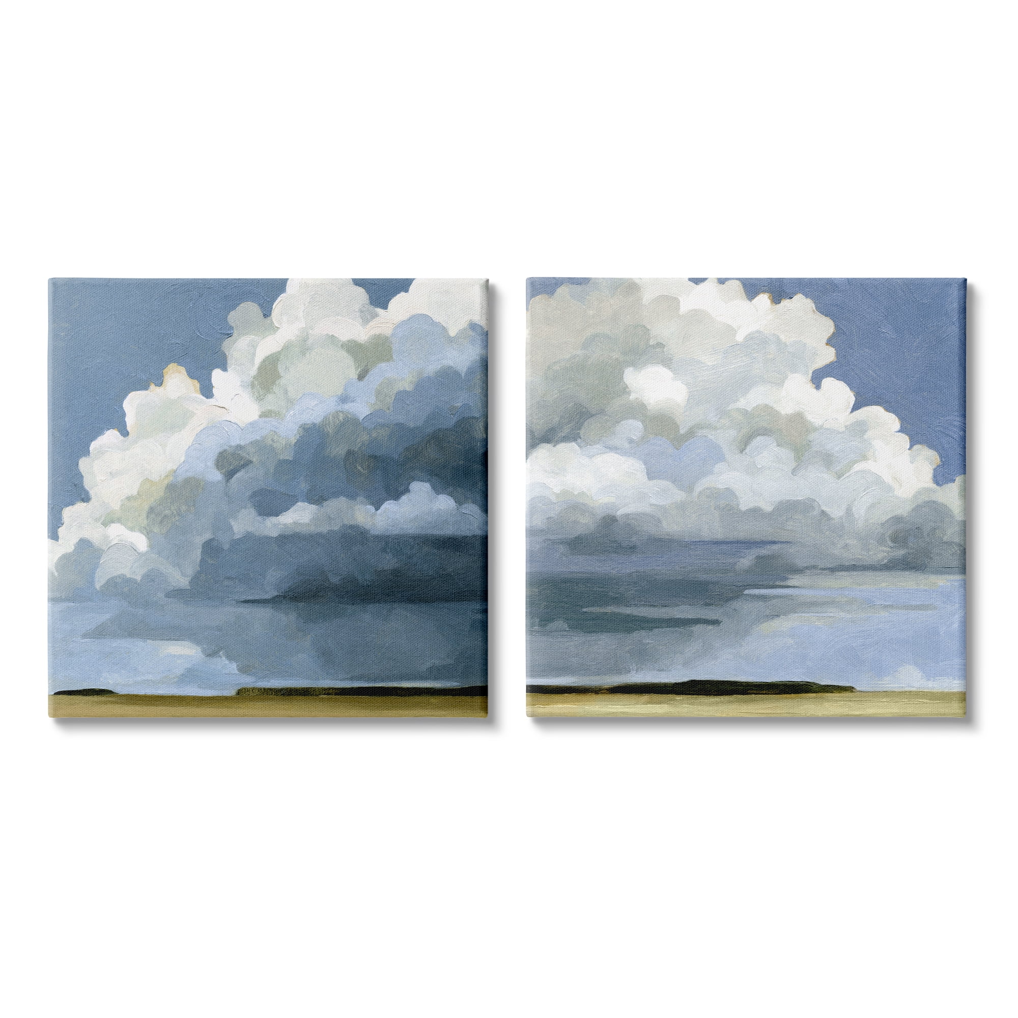 Stupell Industries Sublime Outdoor Weather Landscape Cloudy Sky Painting,24 x 24, Design by Emma Caroline