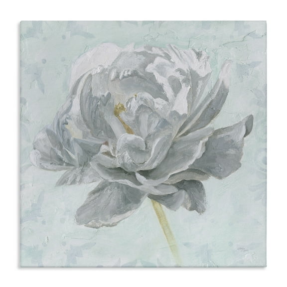 Stupell Industries Sublime Peony Bloom Botanical & Floral Painting Gallery Wrapped Canvas Art Print Wall Art, 17 x 17