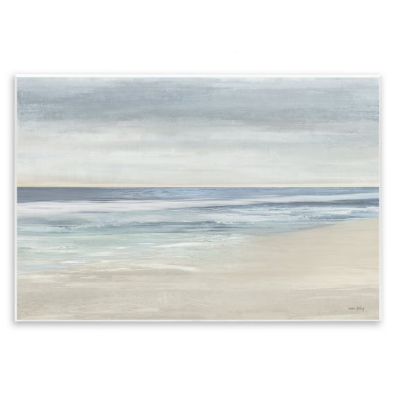 Stupell Industries Subtle Beach Ombre Landscape & Nature Painting Unframed Art Print Wall Art, 19 x 13