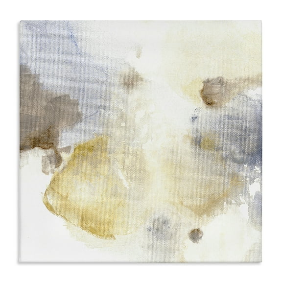 Stupell Industries Subtle Cloudy Abstract Abstract Painting Gallery Wrapped Canvas Art Print Wall Art, 17 x 17