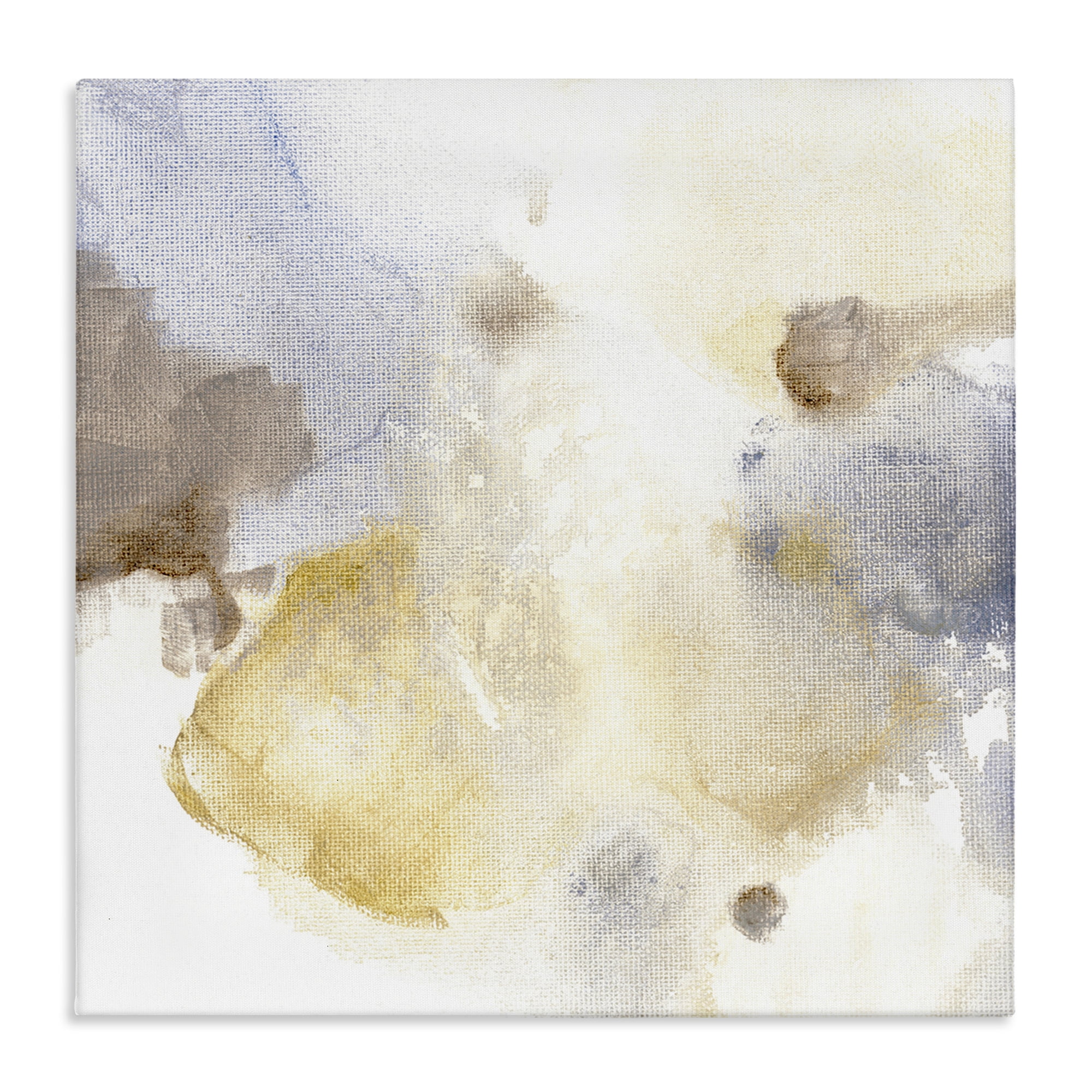 Stupell Industries Subtle Cloudy Abstract Abstract Painting Gallery Wrapped Canvas Art Print Wall Art, 24 x 24