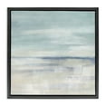 thumbnail image 1 of Stupell Industries Subtle Coastal Abstraction Abstract Painting Black Floater Framed Canvas Art Print Wall Art, 18 x 18, 1 of 9