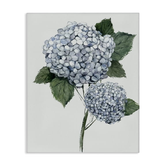 Stupell Industries Subtle Country Hydrangeas Floral Painting Wrapped Canvas Canvas Art Print Wall Art, 30 x 40