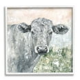 thumbnail image 1 of Stupell Industries Subtle Dappled Cow Portrait Animals & Insects Painting White Framed Art Print Wall Art, 17 x 17, 1 of 9
