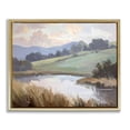 thumbnail image 1 of Stupell Industries Contemporary Subtle Distant Mountains Gold Floating Frame Canvas Art, 31 x 25, by Alonza Saunders, 1 of 8
