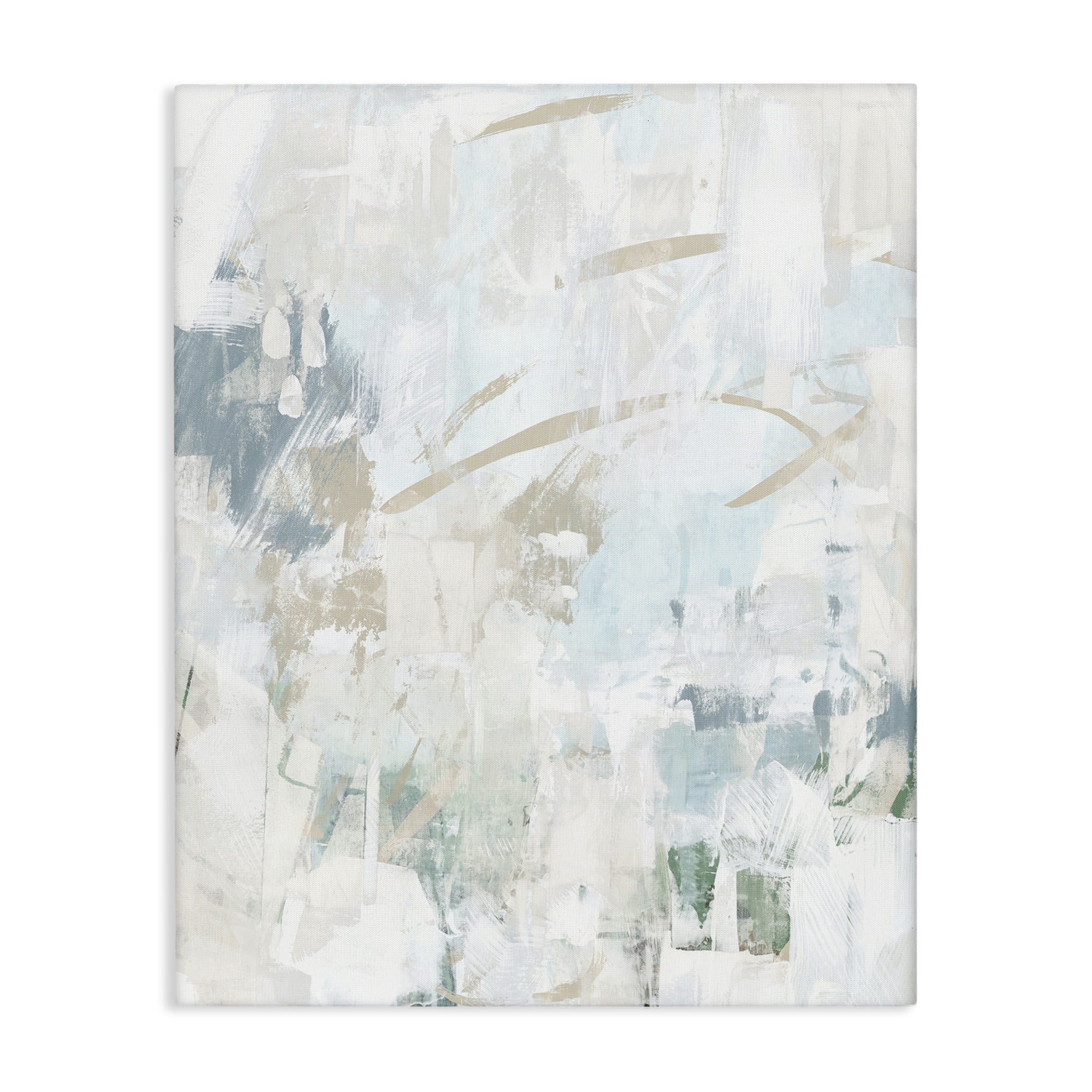 Stupell Industries Subtle Faded Abstraction Abstract Painting Wrapped Canvas Art Print Wall Art, 36 x 48