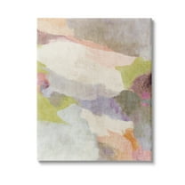 Stupell Industries Subtle Fluid Abstraction Abstract Painting Gallery Wrapped Canvas Art Print Wall Art, 16 x 20