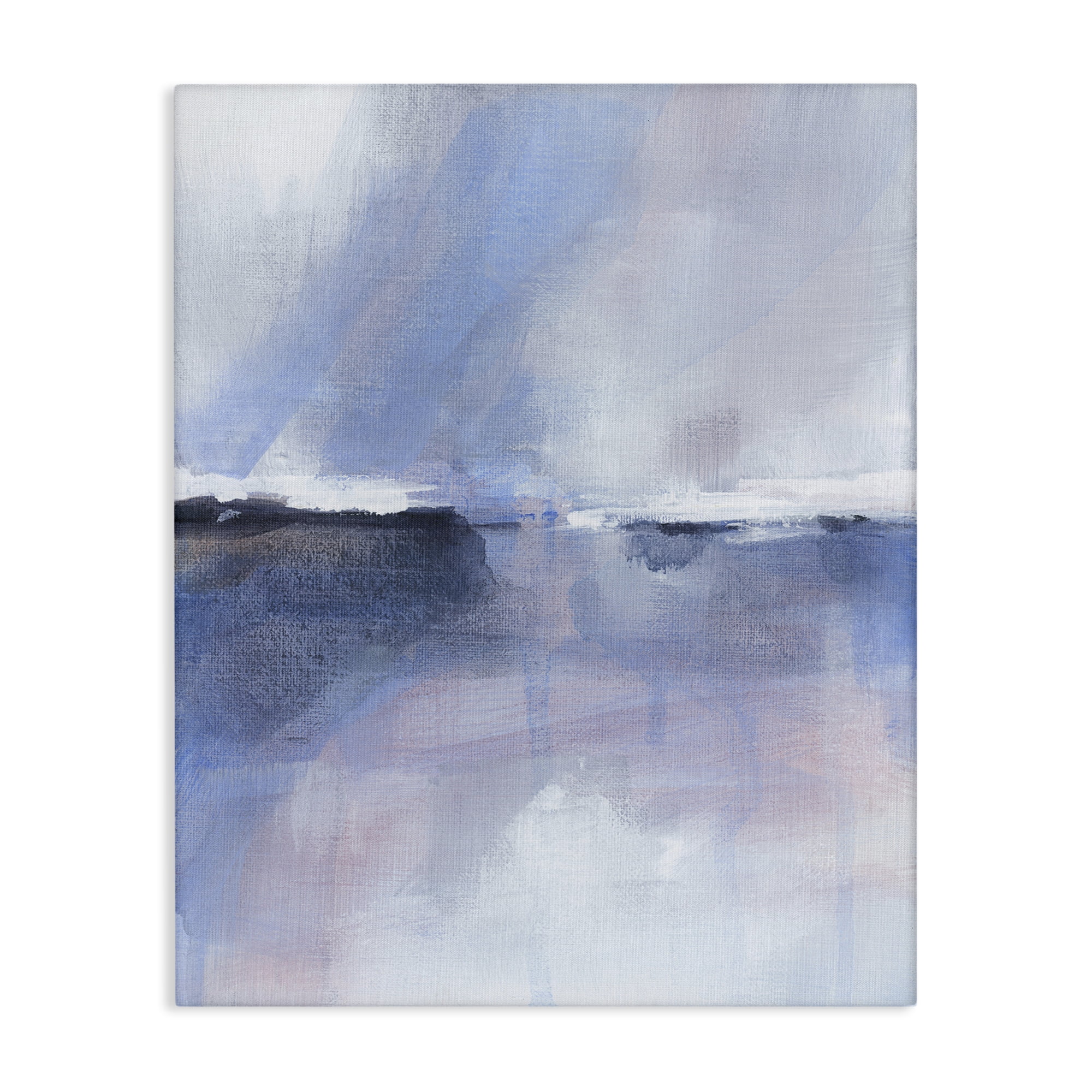 Stupell Industries Subtle Landscape Abstraction Abstract Painting Gallery Wrapped Canvas Art Print Wall Art, 30 x 40