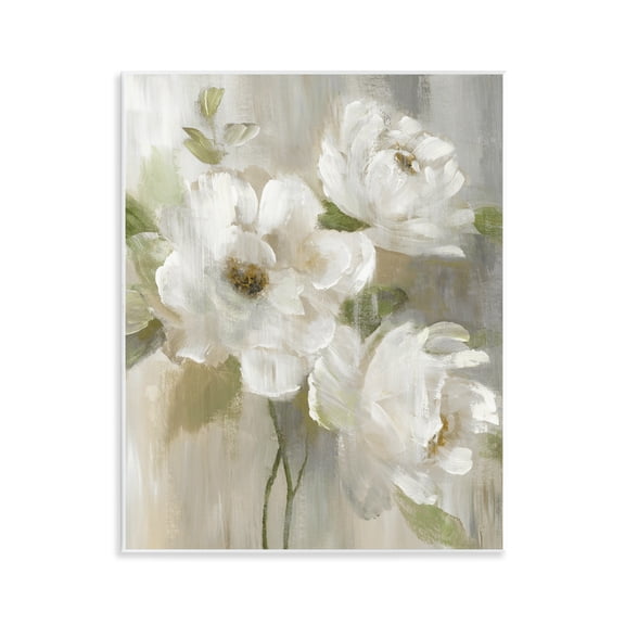 Stupell Industries Subtle Magnolia Blossoms Floral Painting Unframed Art Print Wall Art, 11 x 14