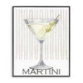thumbnail image 1 of Stupell Industries Modern Subtle Martini Drink Black Framed Giclee Art, 11 x 14, by Kim Allen, 1 of 8