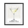 thumbnail image 1 of Stupell Industries Modern Subtle Martini Drink Black Framed Print Under Glass, 13 x 16, by Kim Allen, 1 of 8