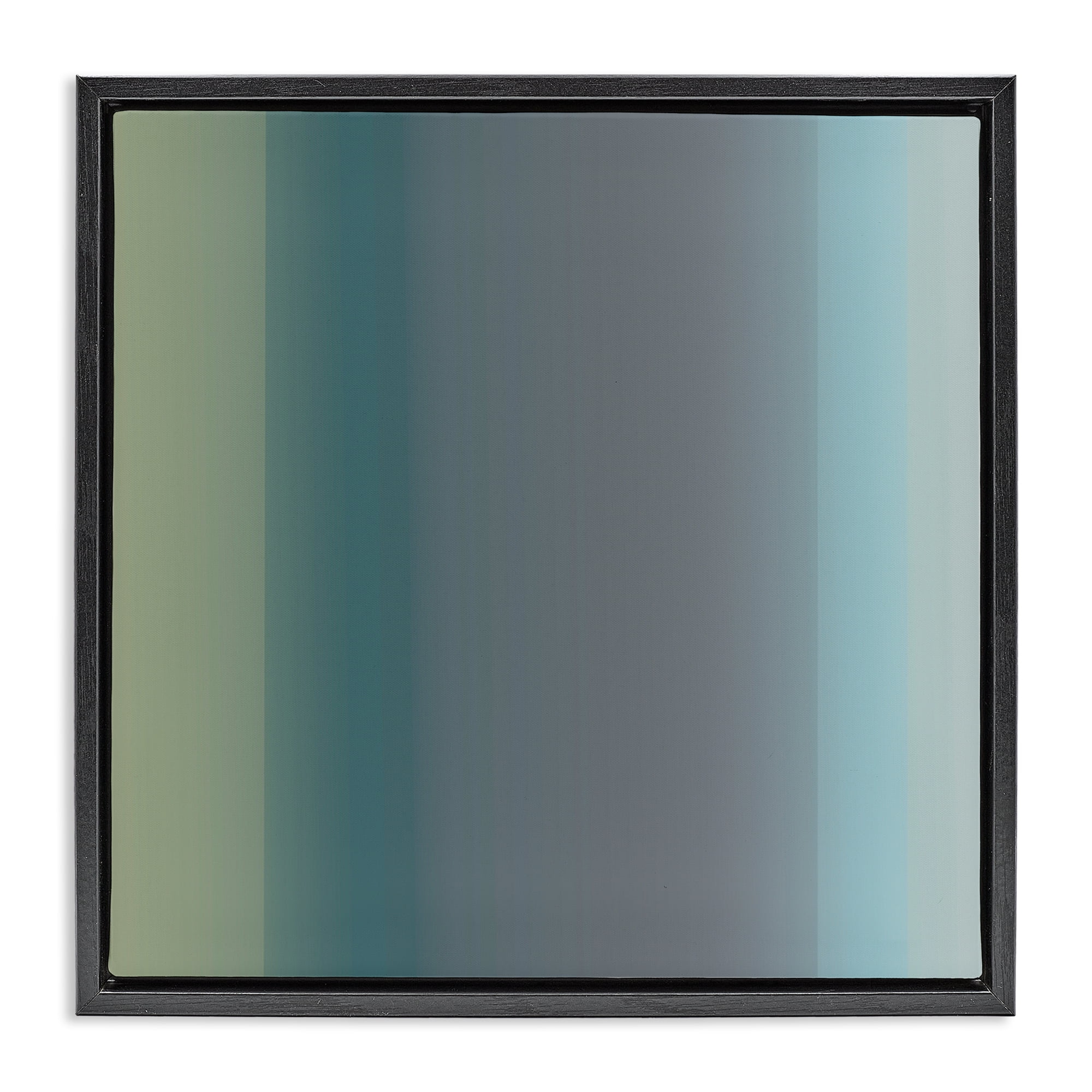 Stupell Industries Subtle Ombre Gradient Abstract Painting Black Floater Framed Canvas Art Print Wall Art, 25 x 25