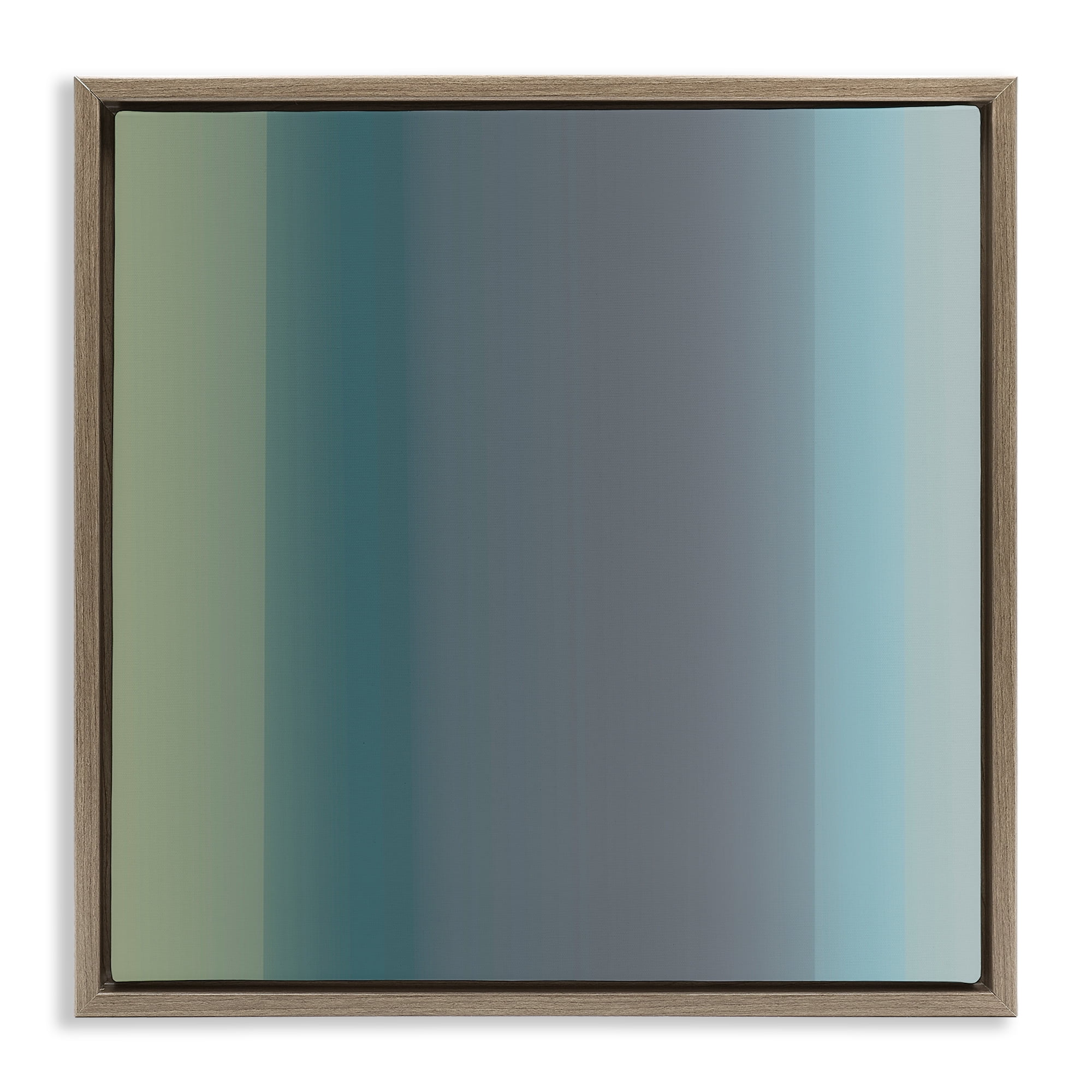 Stupell Industries Subtle Ombre Gradient Abstract Painting Brown Floater Framed Canvas Art Print Wall Art, 25 x 25