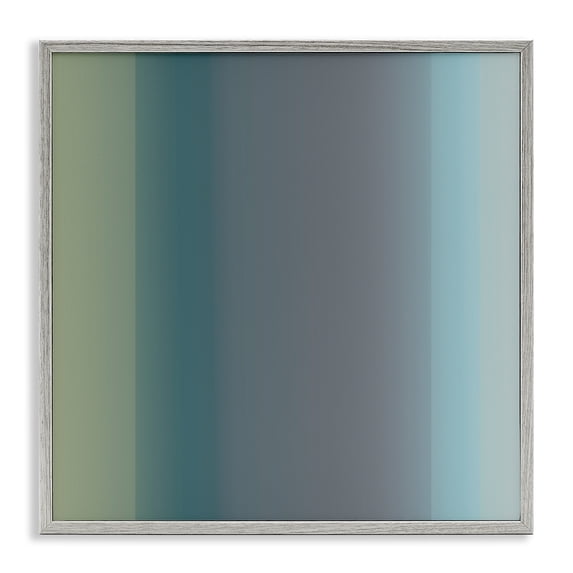 Stupell Industries Subtle Ombre Gradient Abstract Painting Gray Framed Art Print Wall Art, 12 x 12
