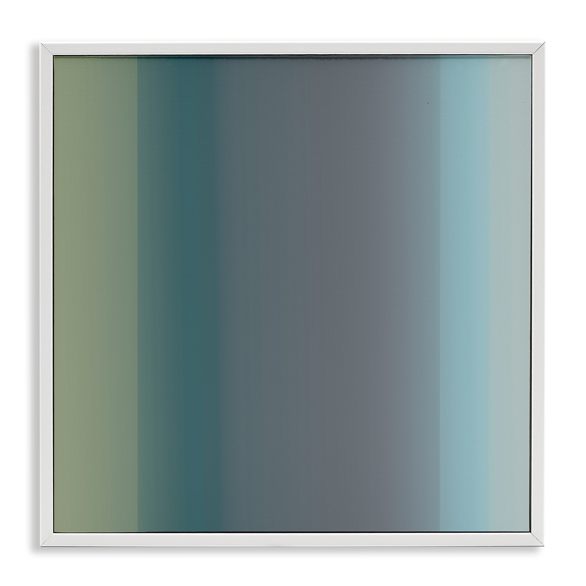 Stupell Industries Subtle Ombre Gradient Abstract Painting White Framed Art Print Wall Art, 17 x 17
