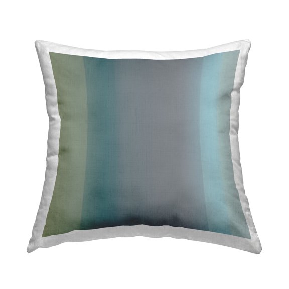 Stupell Industries Subtle Ombre Gradient Decorative Printed Throw Pillow Design by Third & Wall Studios.