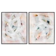 thumbnail image 1 of Stupell Industries Subtle & Soft Abstraction Abstract Painting Black Framed Art Print Wall Art, 16 x 20, Set of 2, 1 of 8