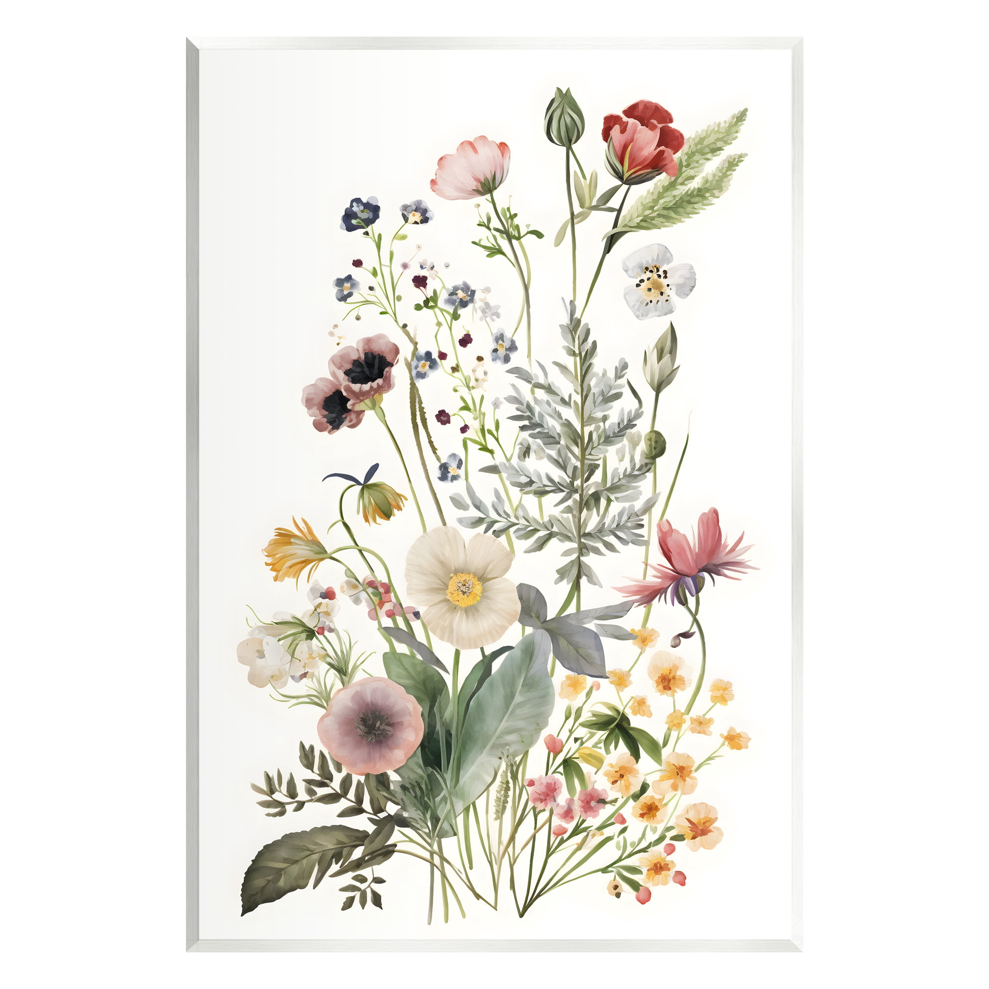 Stupell Industries Subtle Spring Blossoms Botanical & Floral Painting Unframed Art Print Wall Art, 13 x 19