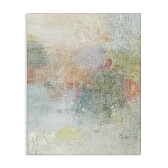 Stupell Industries Subtle Transitioning Abstract Abstract Painting Gallery Wrapped Canvas Art Print Wall Art, 16 x 20