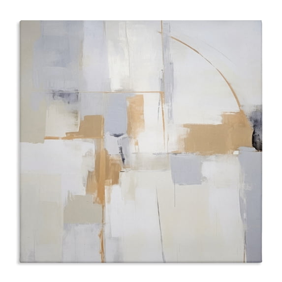 Stupell Industries Modern Subtle Yellow Visionary Canvas Art, 17 x 17, by Irena Orlov