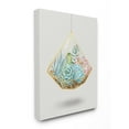 thumbnail image 1 of Stupell Industries Succulent Basket Gold Gray Watercolor Painting Canvas Wall Art by Ziwei Li, 1 of 1