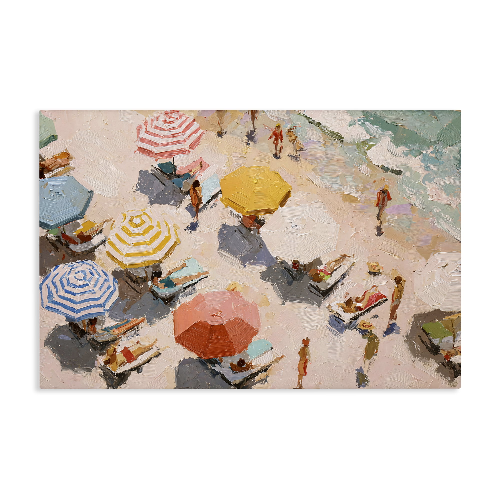 Stupell Industries Summer Beach Fun Expression Canvas Wall Art, design by Jacky Ngan