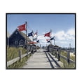 thumbnail image 1 of Stupell Industries Coastal Summer Boardwalk Stroll Black Framed Giclee Art, 14 x 11, by Franklyn Gregory, 1 of 8
