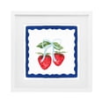thumbnail image 1 of Stupell Industries Farmhouse Summer Bordered Strawberries White Framed Print Under Glass, 13 x 13, by Lucille Price, 1 of 8