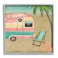 thumbnail image 1 of Stupell Industries Summer Camping Caravan Starfish Sand Picnic Tropical Landscape,24 x 24, Design by Beth Albert, 1 of 5