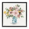 thumbnail image 1 of Stupell Industries Shabby Chic Summer Chinoiserie Vase Black Floating Frame Canvas Art, 18 x 18, by Carol Robinson, 1 of 8