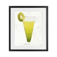 thumbnail image 1 of Stupell Industries Modern Summer Cocktail Kiwi Slice Black Framed Print Under Glass, 13 x 16, by Lorenzo Collective, 1 of 8