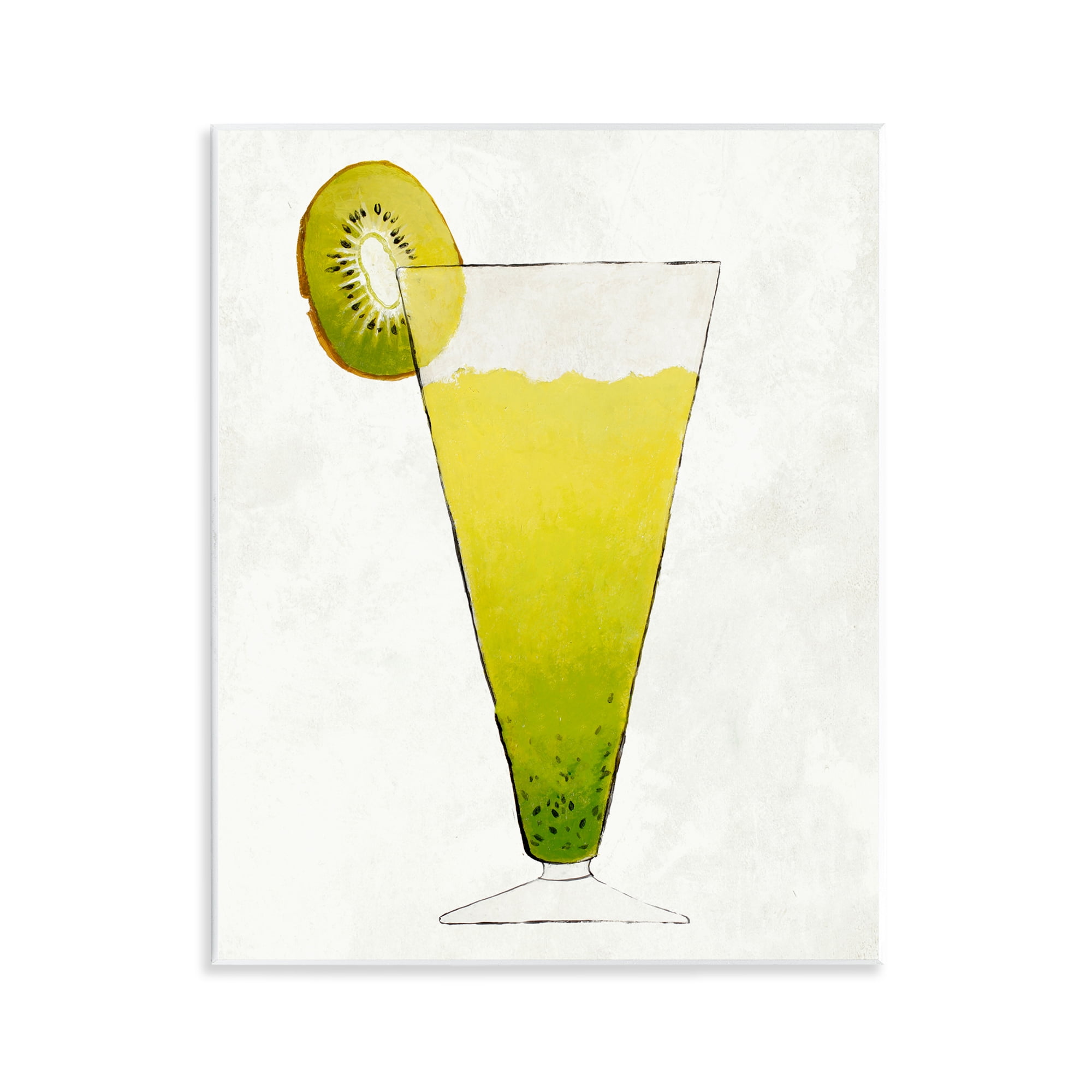 Stupell Industries Summer Cocktail Kiwi Slice Wall Plaque Art, design by Lorenzo Collective