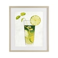 thumbnail image 1 of Stupell Industries Modern Summer Cocktail Lime Mint Birch Framed Print Under Glass, 13 x 16, by Lorenzo Collective, 1 of 8