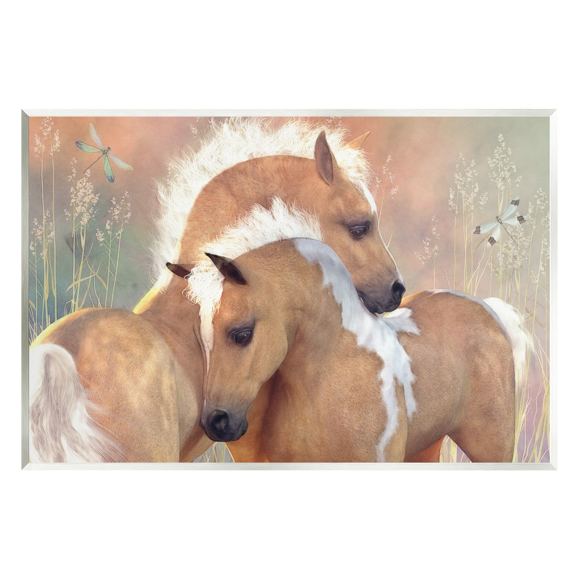 Stupell Industries Summer Dreams Horses Animals & Insects Painting Unframed Art Print Wall Art, 15 x 10