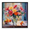 thumbnail image 1 of Stupell Industries Eclectic Summer Flowers & Fruit Black Framed Giclee Art, 12 x 12, by Creative Studio, 1 of 8