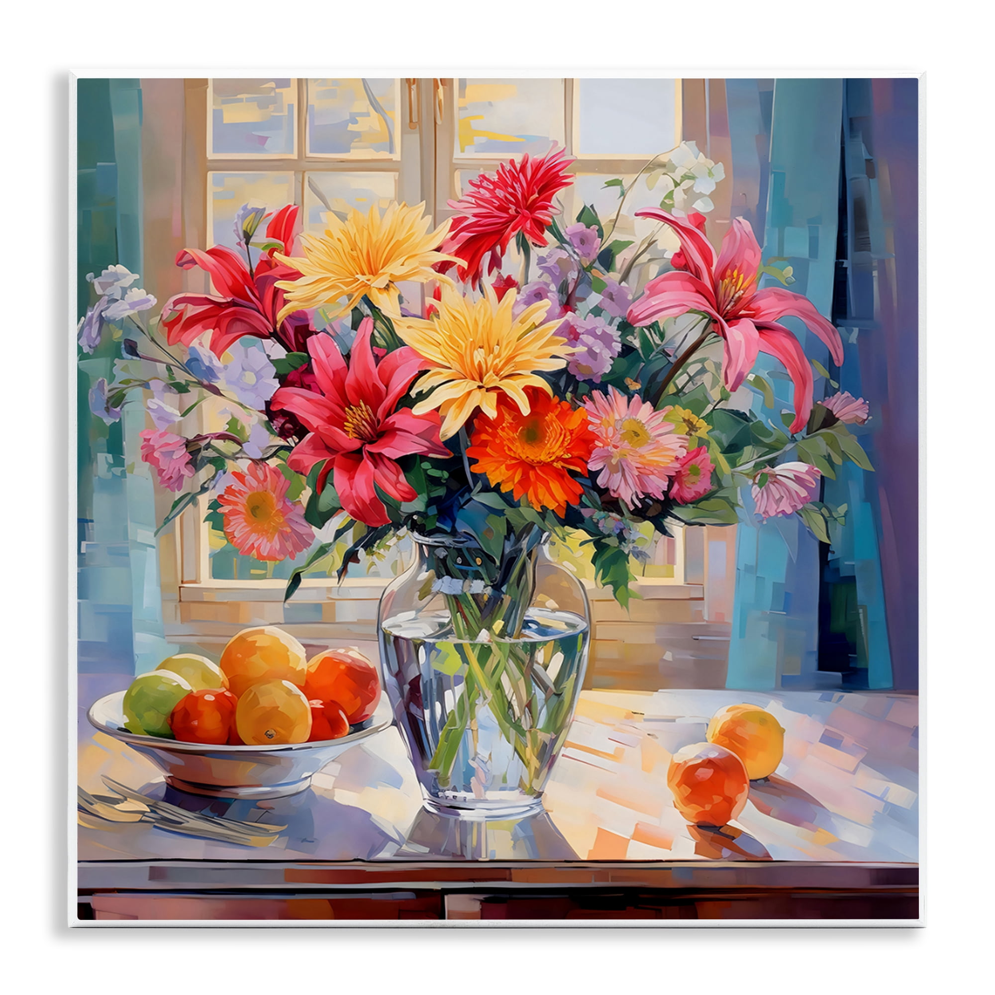 Stupell Industries Summer Flowers & Fruit Wall Plaque Art, design by Creative Studio