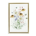 thumbnail image 1 of Stupell Industries Summer Garden Blooms Botanical & Floral Painting Gold Floater Framed Art Print Wall Art, 17 x 25, 1 of 10