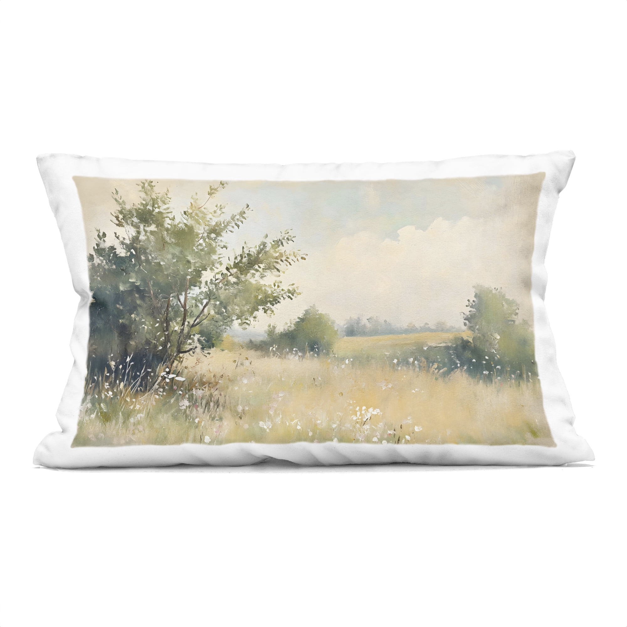 Stupell Industries Summer Meadow in Soft Light Decorative Printed Throw Pillow, design by Creative Studio, 14 x 7 x 20
