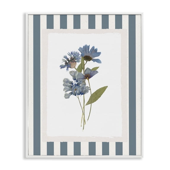 Stupell Industries Farmhouse Summer Memories Florals White Framed Giclee Art, 16 x 20, by Val Rhodes