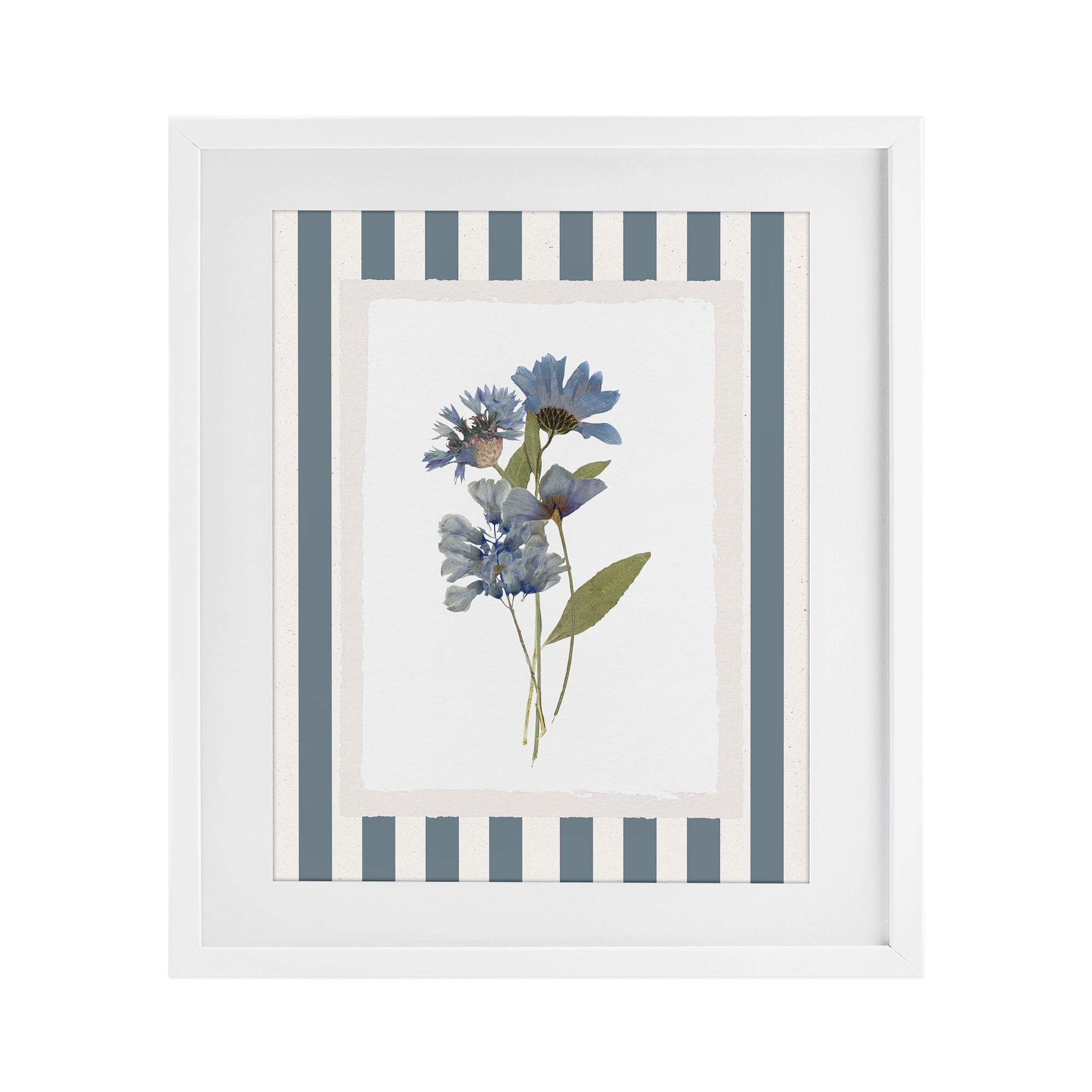 Stupell Industries Summer Memories Florals White Framed Print Under Glass, design by Val Rhodes